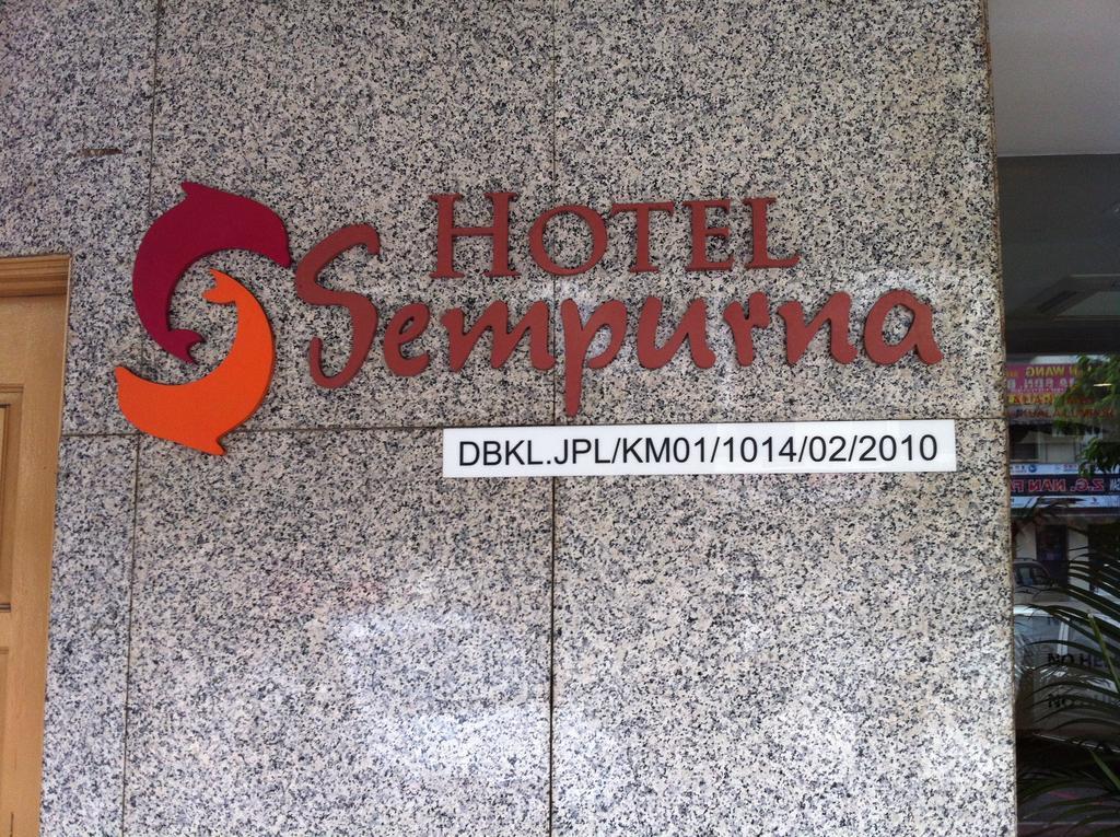 Hotel Sempurna Kuala Lumpur Buitenkant foto